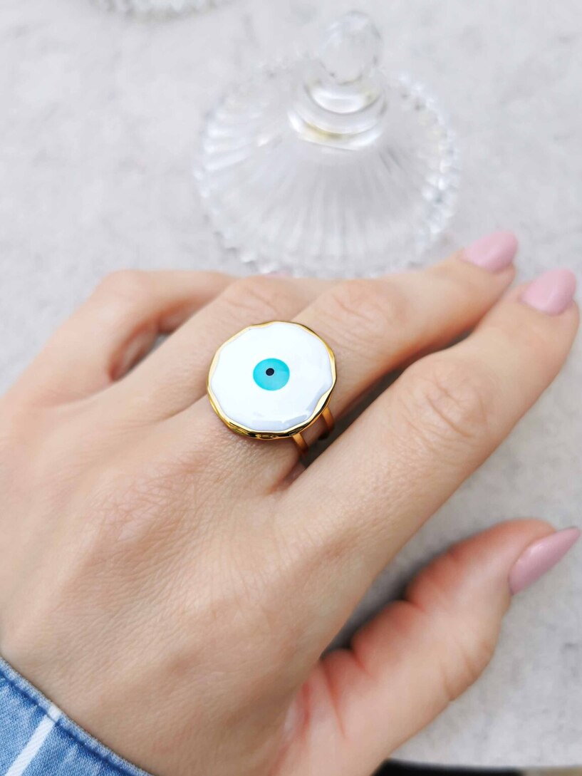 Eye stainless steel ring