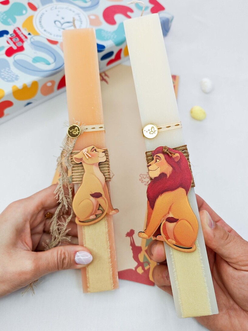 Simba & Nala σετ Λαμπάδες