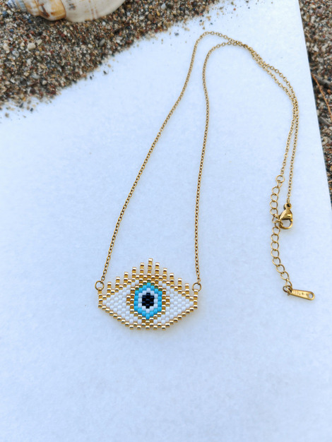 Miyuki eye no2 necklace