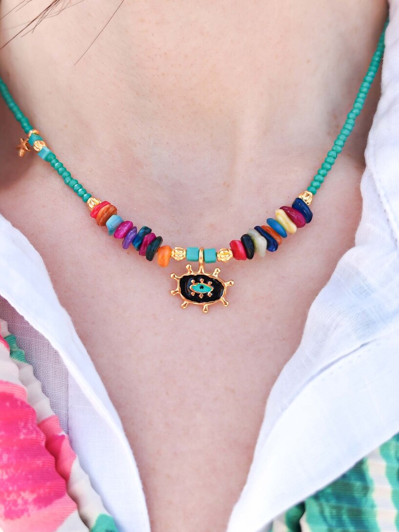 Palette necklace