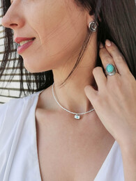 Thira eye necklace