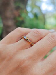 Crystals ring