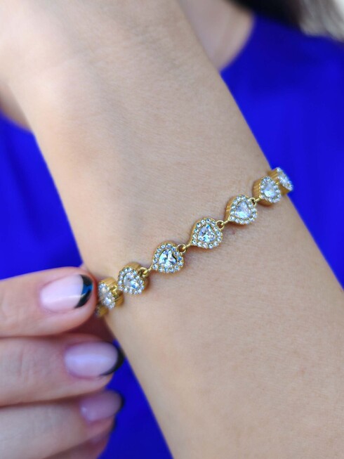 Hearts bracelet