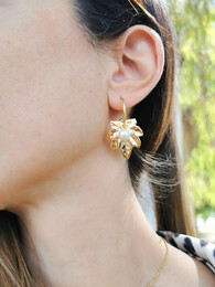 October earrings