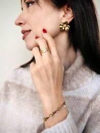 Bloom stainless steel bracelet