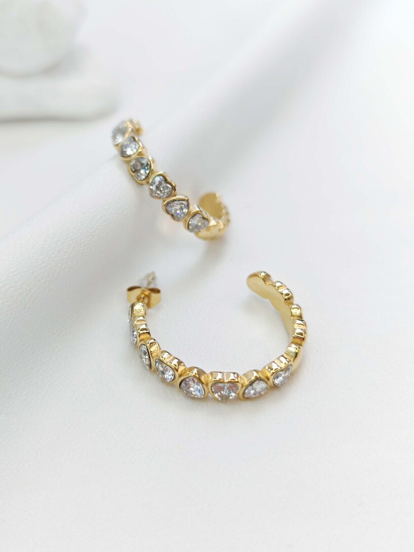 Hearts earrings