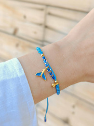 Blue mermaid bracelet