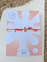 Watermelon bracelet