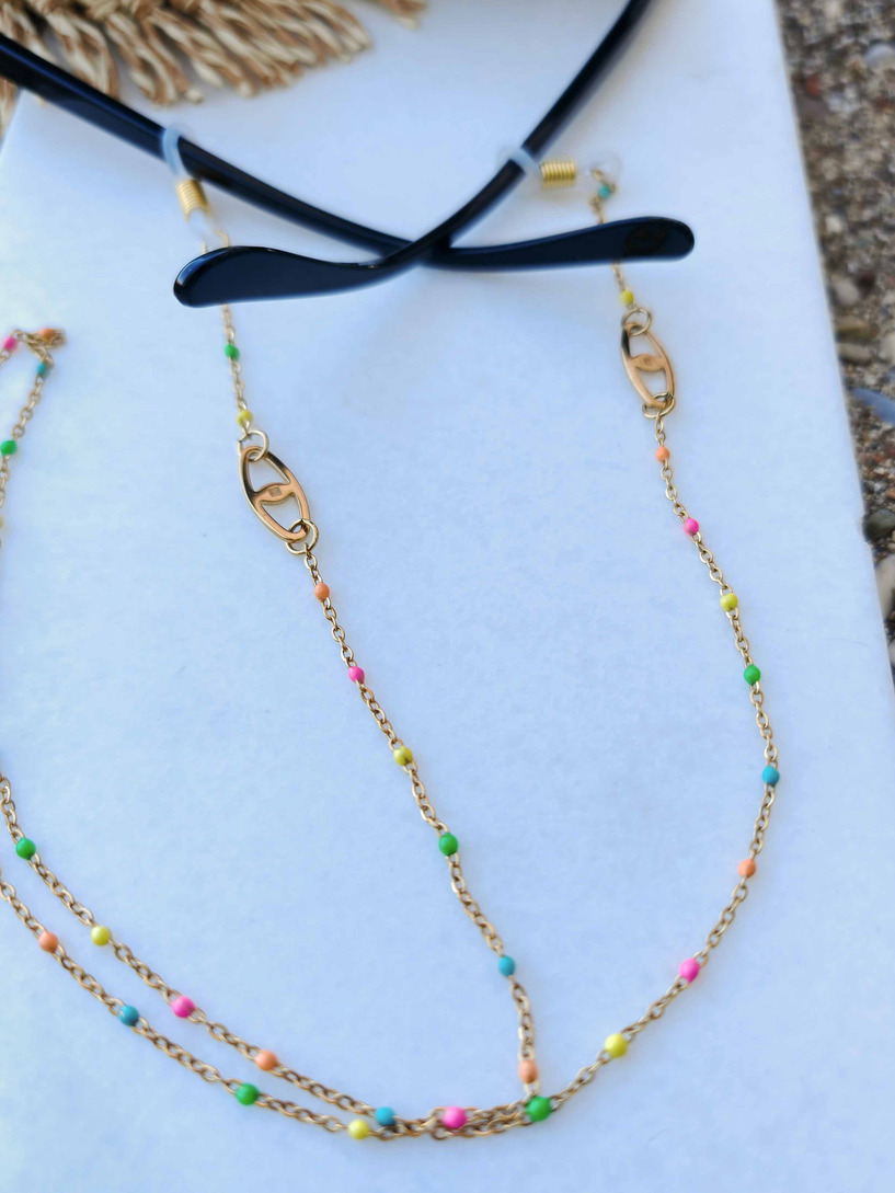 Happy Eyes eyeglasses chain