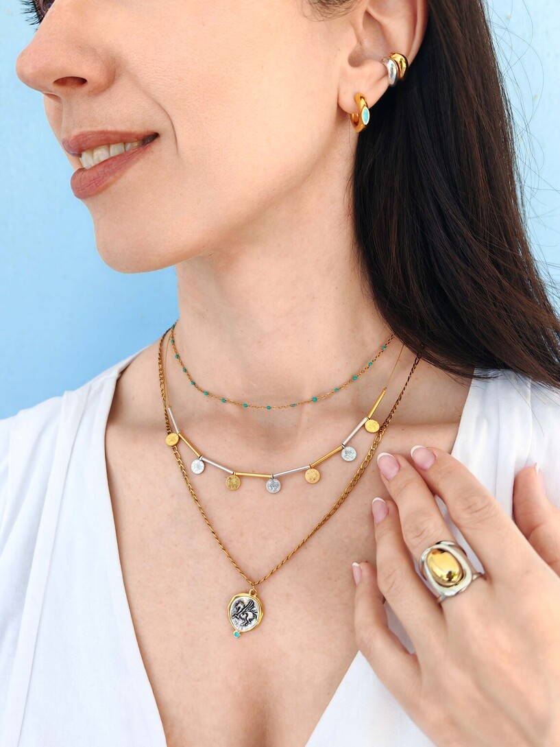 Coins necklace