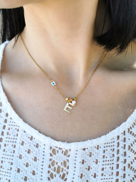 Monogram necklace