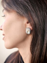 Night stainless steel earrings