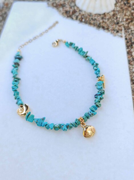 Seashells anklet