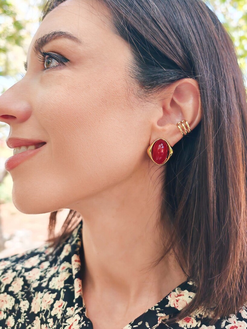 Wine earrings 