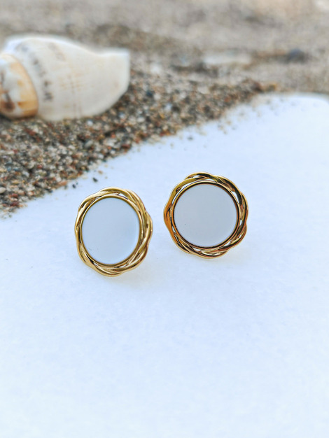 Bianca stainless steel earrings