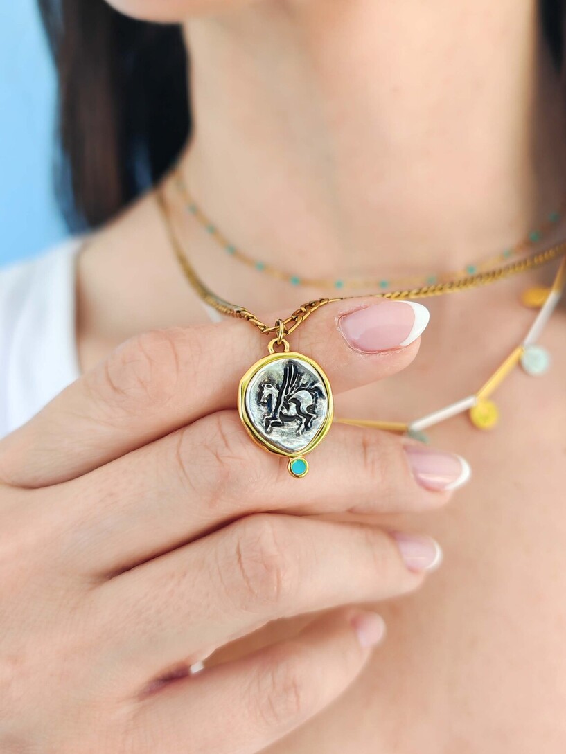 Pegasus necklace 