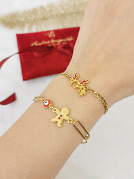 Gingerman chain bracelet