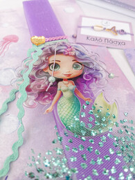 Curly mermaid Λαμπάδα
