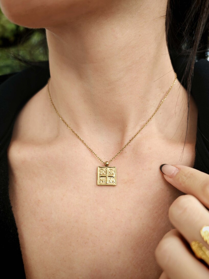 Believe stainless steel necklace