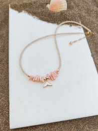 White mermaid necklace