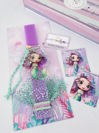 Curly mermaid Λαμπάδα