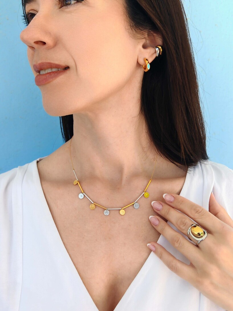 Coins necklace