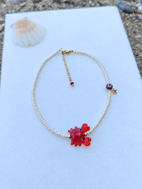 Crab anklet