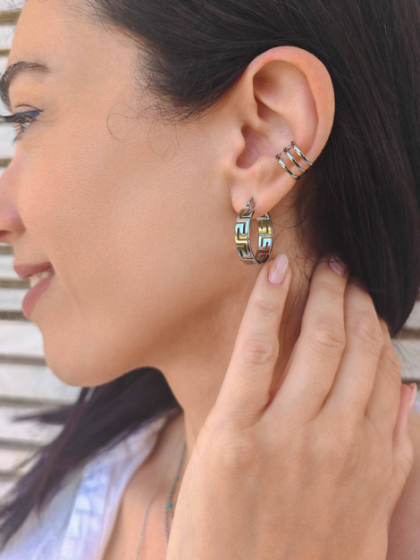 Maiandros stainless steel hoops