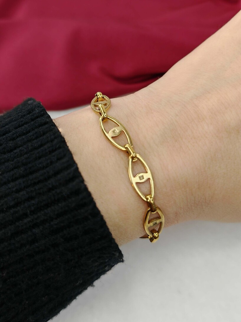 Ojos stainless steel bracelet