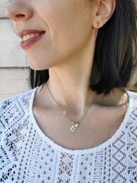 Monogram necklace