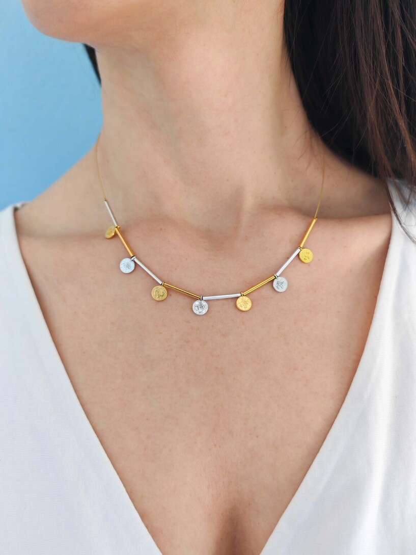 Coins necklace