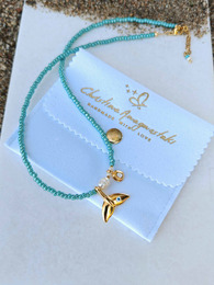 Aqua necklace