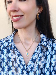 Blue lagoon necklace