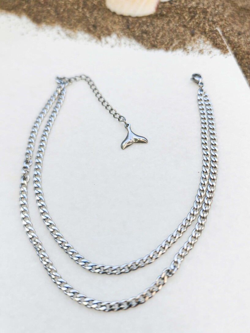 Double chain anklet 