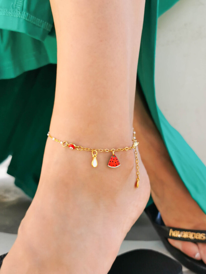 Tutti frutti anklet