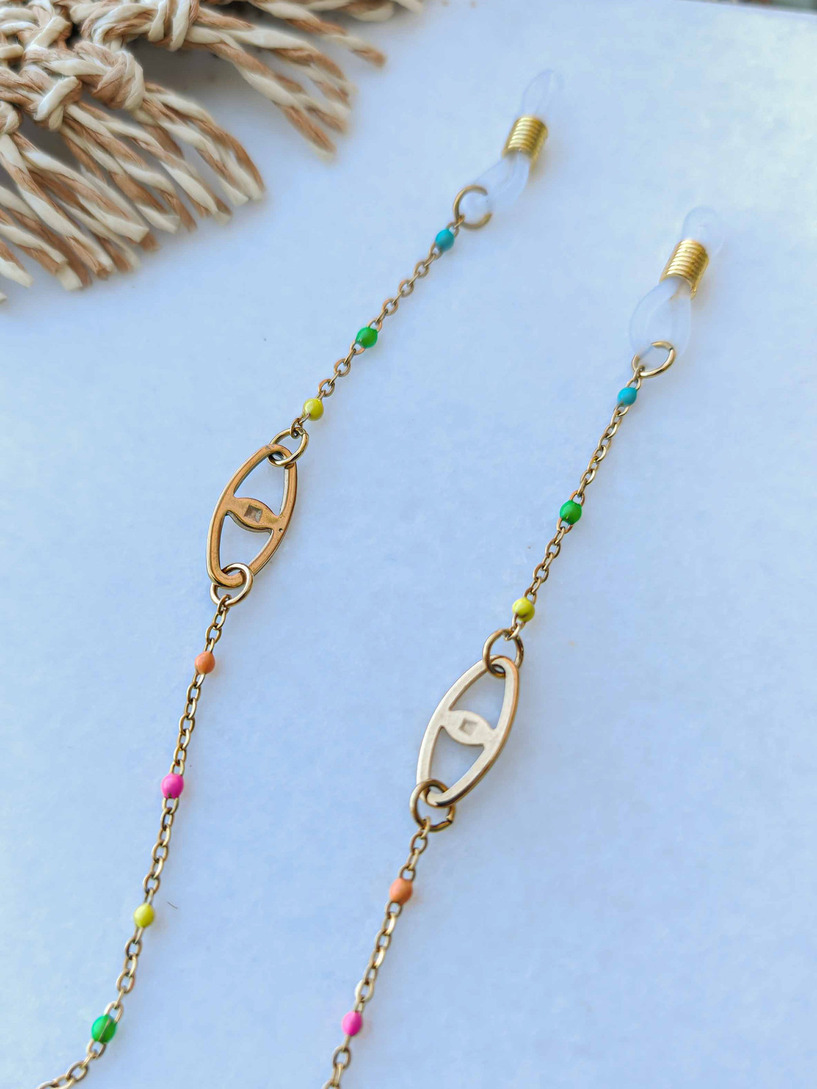 Happy Eyes eyeglasses chain