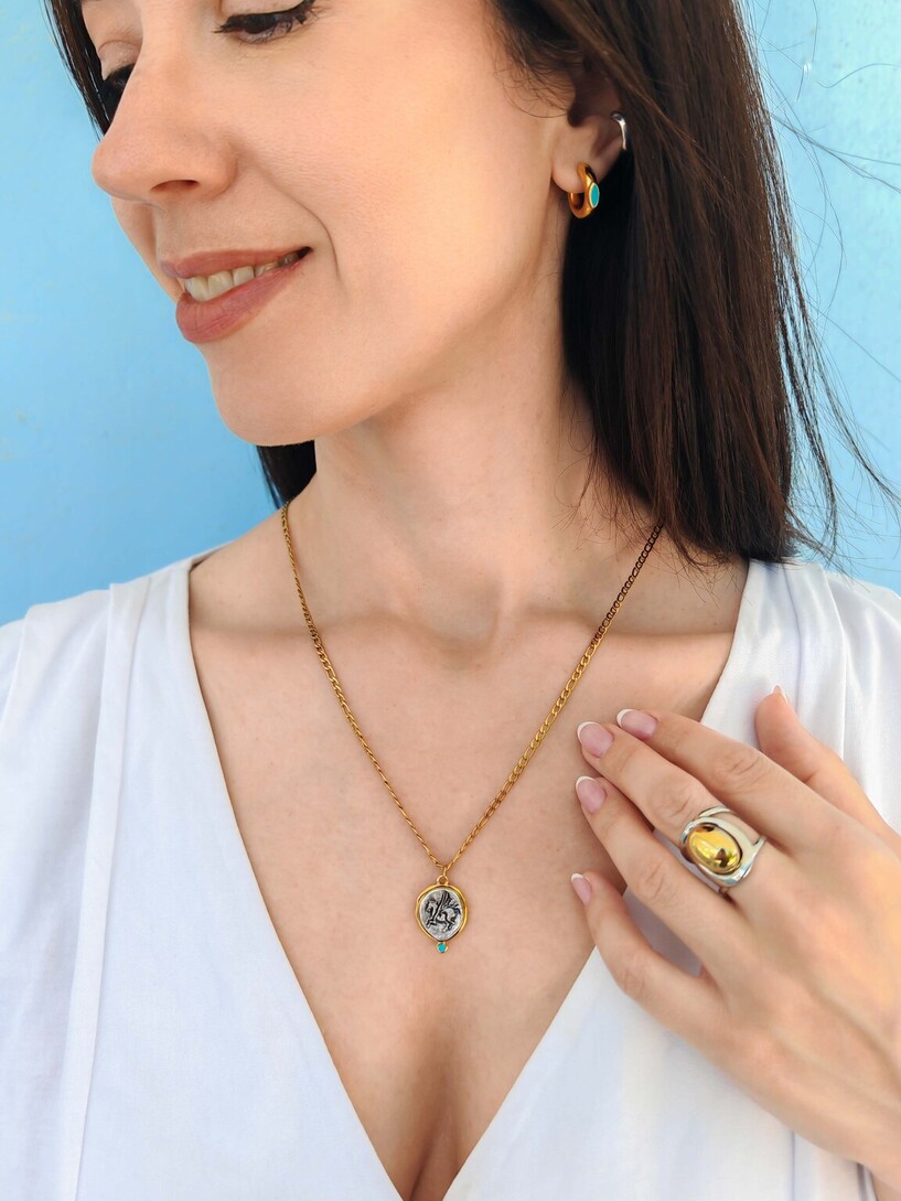 Pegasus necklace 