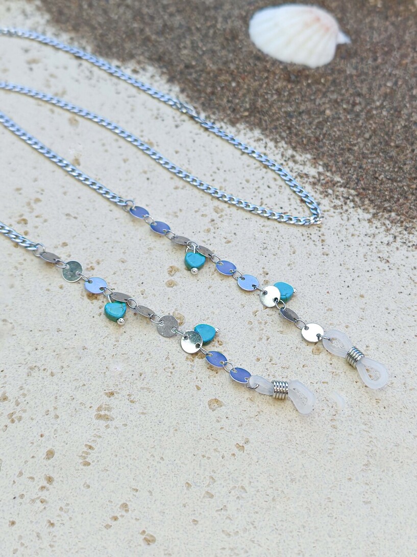 Hearts eyeglasses chain