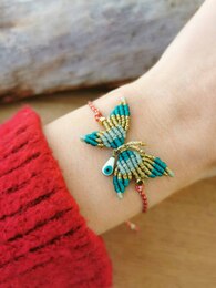 Butterfly macrame martaki