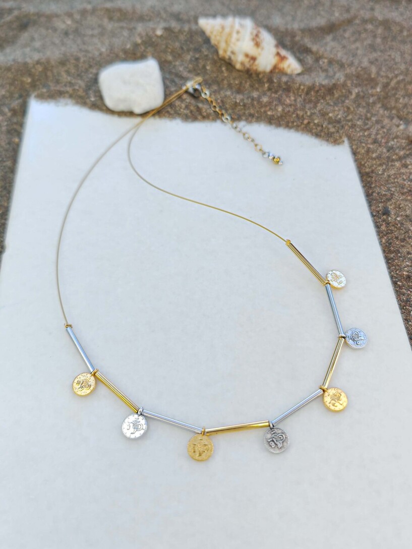 Coins necklace