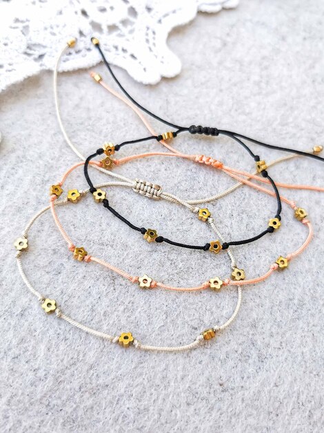 Daisy Hematite bracelet
