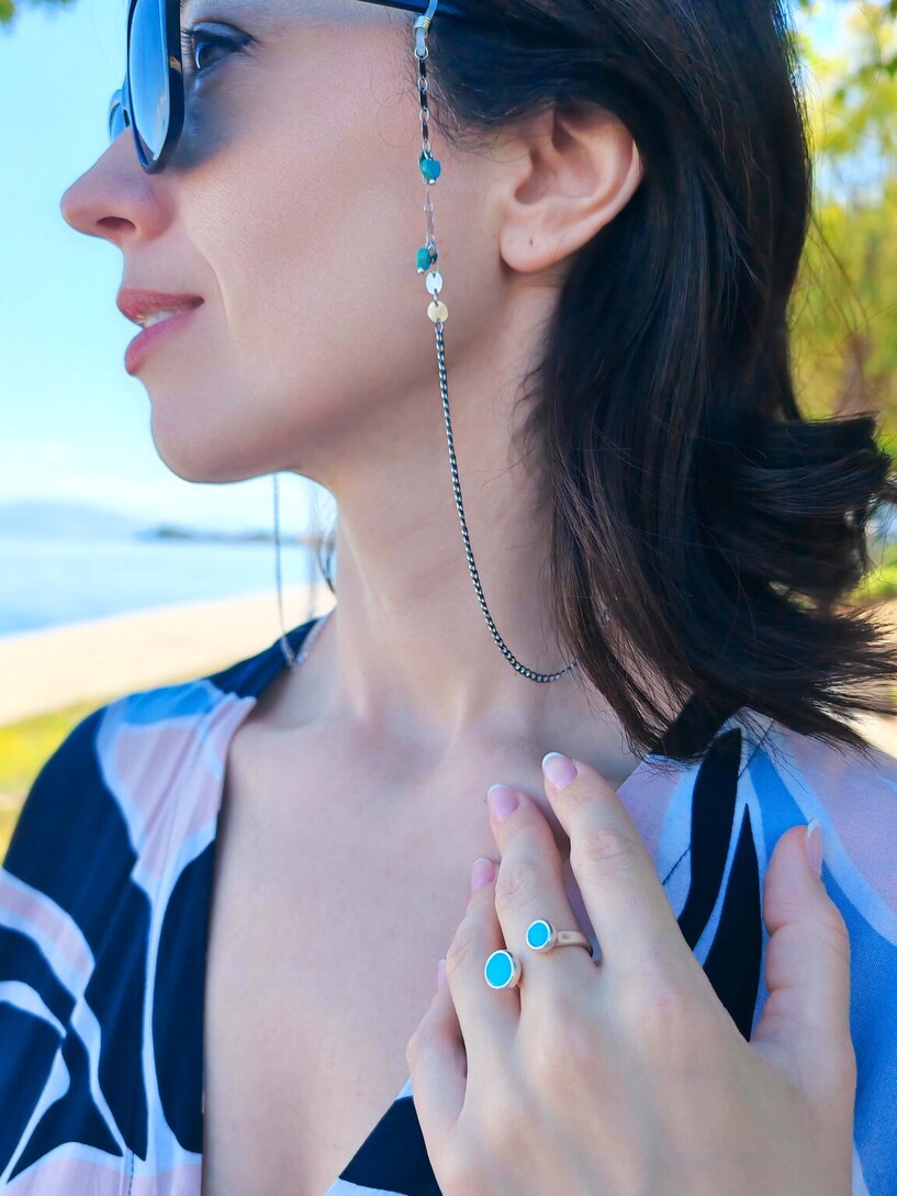 Hearts eyeglasses chain