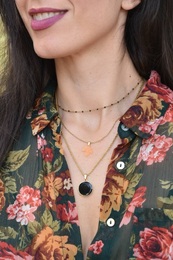 Falling leaf necklace