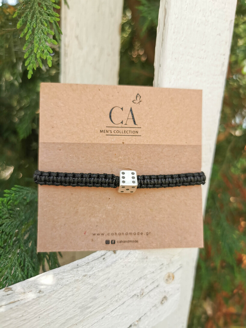 Dice for him bracelet