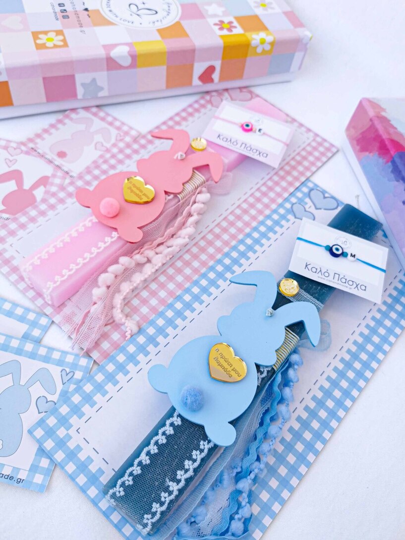 Bunny pink Λαμπάδα