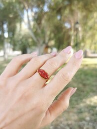 Lips stainless steel ring