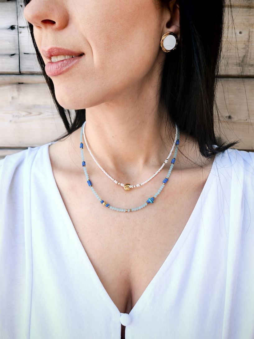 White Summer necklace