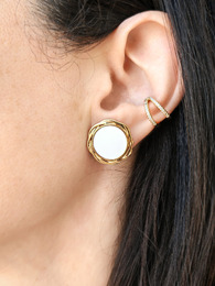 Bianca stainless steel earrings