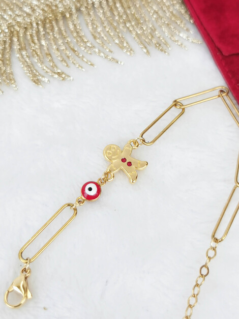 Gingerman chain bracelet