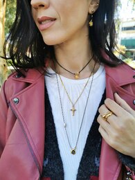 Cross stainless steel necklace